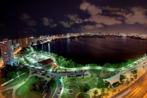 圣路易斯著名的泻湖周围的生态公园4k风景壁纸