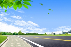 高速公路移动办公背景