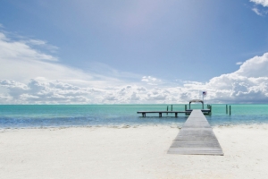 海边步道背景图