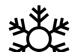 雪花标志图标