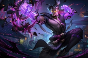 LOL墨之影 李青 英雄联盟 8K游戏壁纸 7680x4320