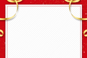 圣诞节红色卡通PSD分层banner