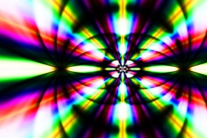 分形 射线 明亮 多彩 抽象 4k壁纸 3840x2160