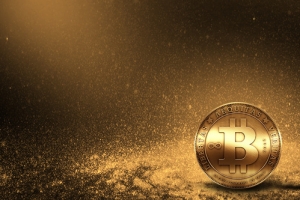 黑金风比特币金融banner海报
