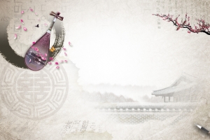 中国风水墨背景