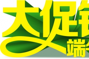 大促销端午节字体设计