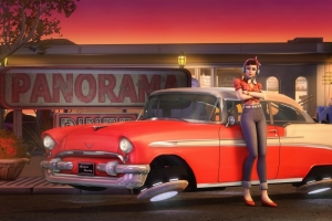 汽车,dva守望先锋4096x2304壁纸