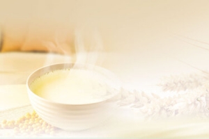 营养早餐豆浆背景banner