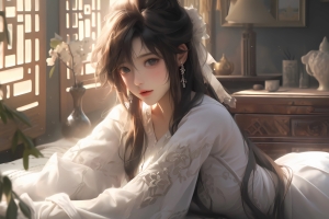 漂亮古风动漫美女4K壁纸