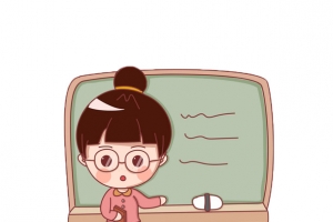 免扣卡通教师节老师上课