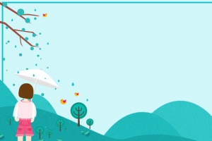 清明节卡通手绘banner