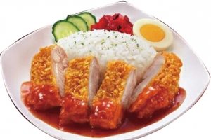 鸡排饭