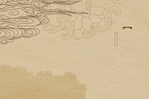 中国风美食代金券背景素材图