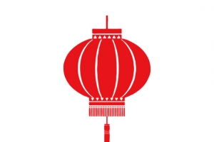 红色灯笼剪纸