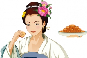 吃月饼的嫦娥姐姐