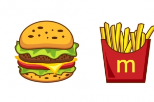 牛肉汉堡薯条可乐