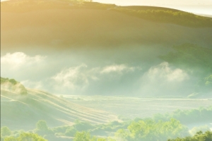 意大利托斯卡纳日出风景5120x1440壁纸