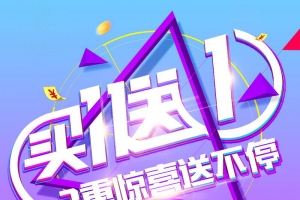 双十一狂欢盛典买一送一