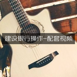 建设银行操作指南，配套视频教程