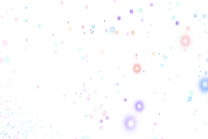 彩色发光圆点毕业季高清PNG透明漂浮元素设计素材免费下载