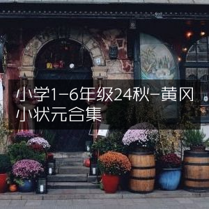 小学1-6年级2024秋季黄冈小状元资料合集