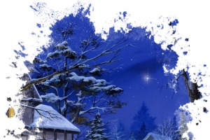 雪中美景