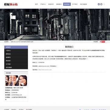 帝国CMS企业站模板 - 自适应HTML5，高端大气，支持手机浏览